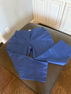 Loft Julie cropped cotton sateen Pants. Size 16